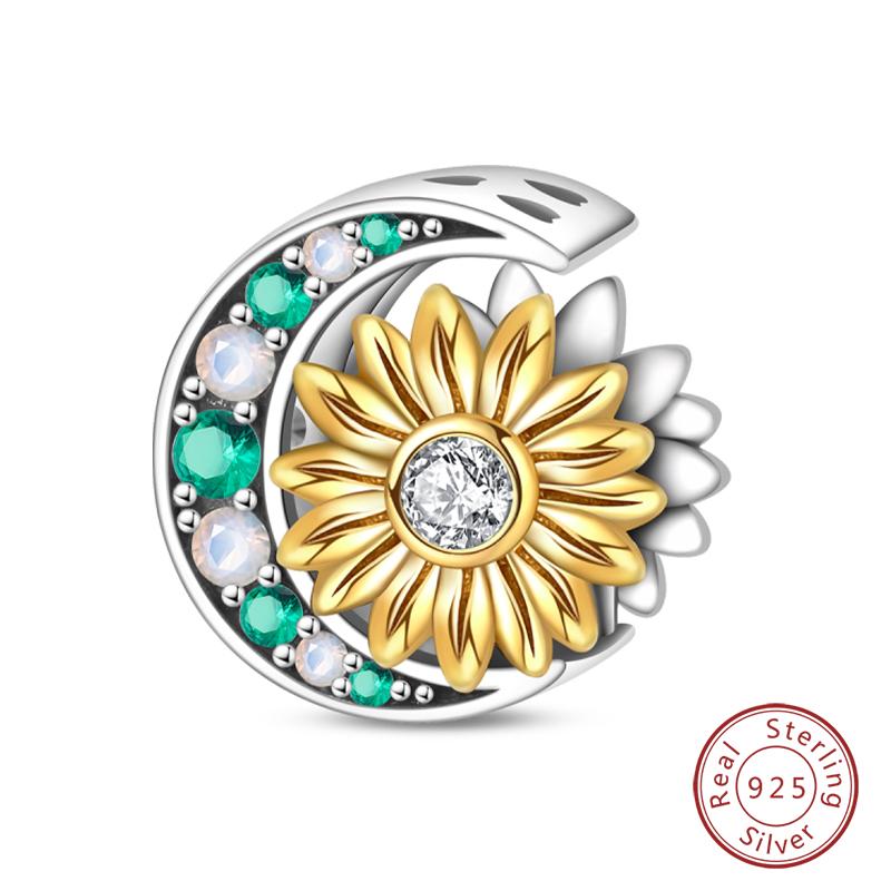 Copper Charms Beads Forever Love Heart Shaped Bow Family Charms Dangle For Bracelet Woman Diy Jewelry Gift