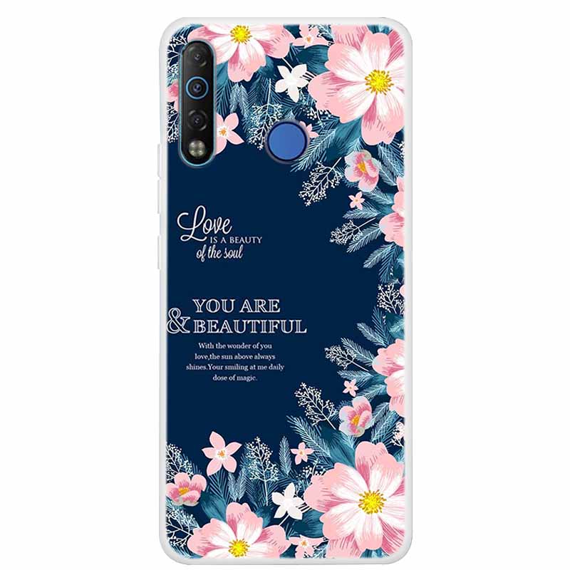 Phone Case For Tecno Camon 12 Air CC6 Case Silicone Soft TPU Back Cover For Tecno Camon 12 Case For TECNO Spark 4 Funda Cartoon