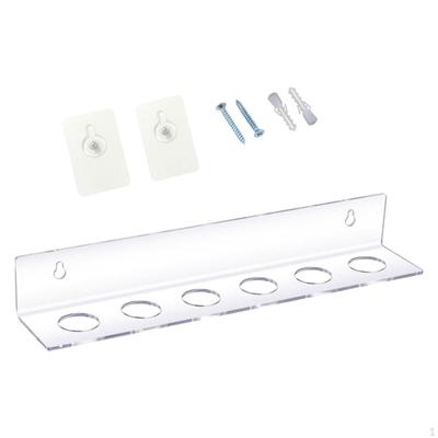 Golf Ball Wall Mount Display Rack Clear Acrylic Accessories Multifunctional Simple Installation