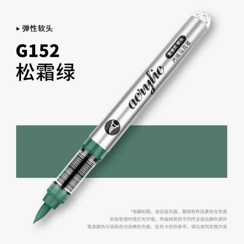 GRASP 120/1 Colors Acrylic Paint Pens Markers Brush Tip Paint Markers for Rock Painting Wood Stone,Christmas DIY Art Supplies