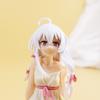 Latest Anime Wandering Witch: The Journey Elaina Figure PVC Pajama Sitting Posture Model Playthings Computer Central Control Pendant