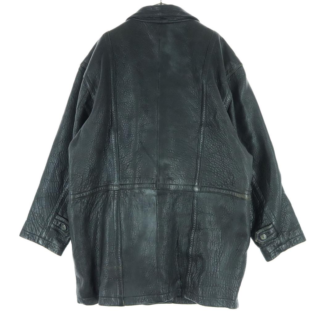 Graham Hill Long Sleeve Leather Coat F Black Sheep Leather Men's Used