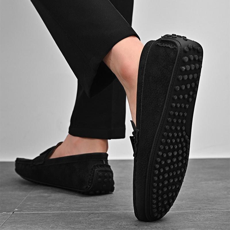 Spring and Summer Oversized Bean Shoes, Casual Men's Shoes, Lazy Driving Shoes, Fashionable and Breathable Shoes