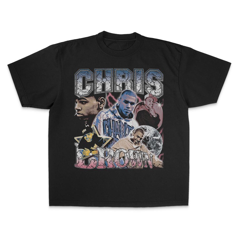 Chris Brown Shirt For Men and Women Cotton Black S-5XL Tee TD1582