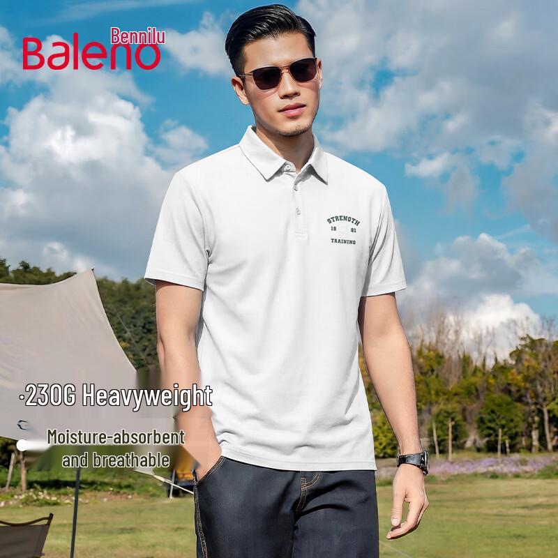 Baleno Men s Casual Short Sleeve Polo Shirt 4XL
