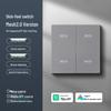 Smart Switch with AG Skin-feel Panel Connects To Mijia APP, Supports Xiao Ai Voice Control, Remote, and Touch Control.