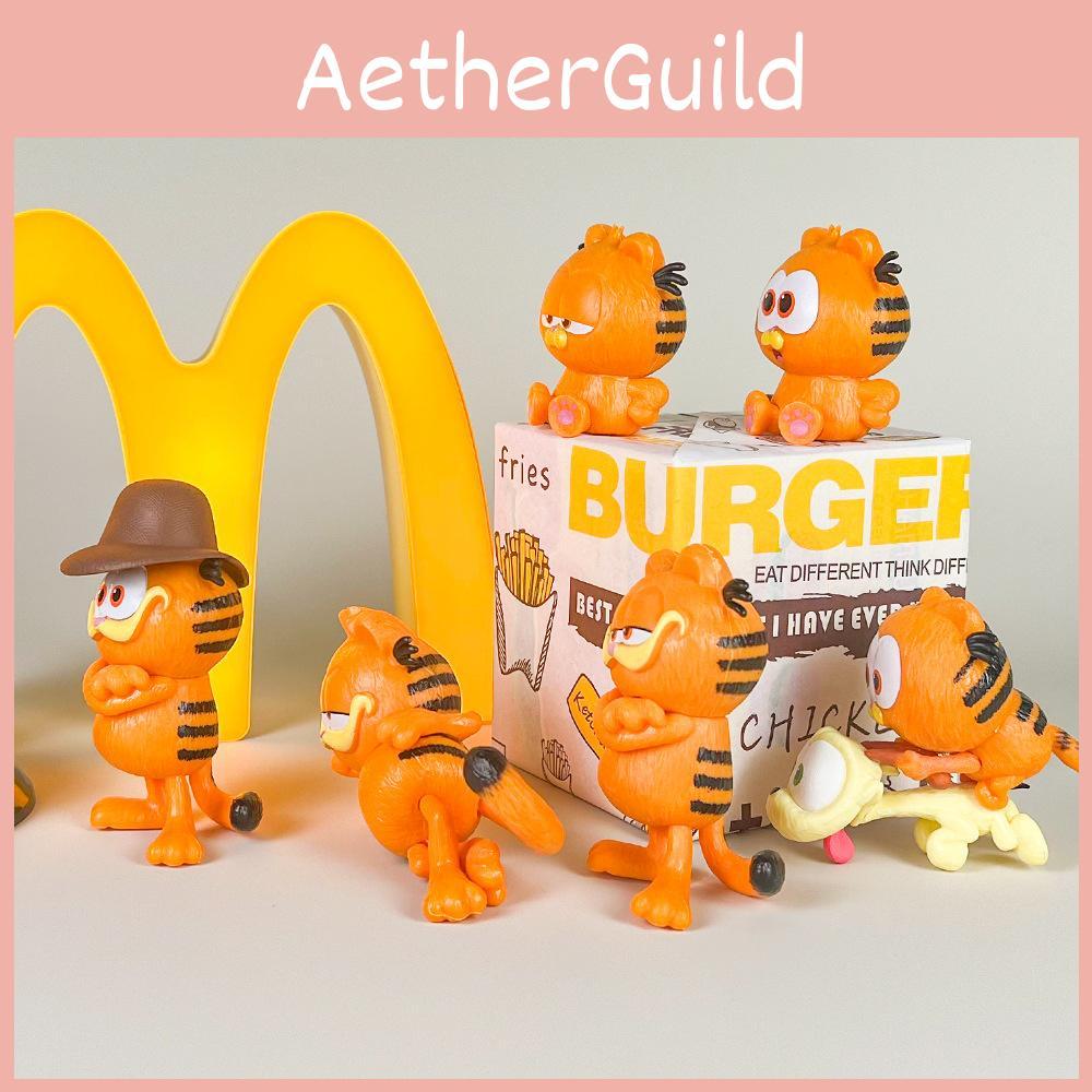 Garfield-Zeichentrickfigur, PVC-Modellspielzeug, Montagefunktion, Geschenkpuppe
