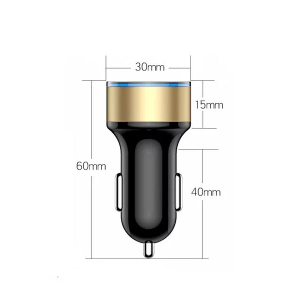 Digital Display Dual USB LED Voltmeter Car Charger Car Charger Dual USB  Mobile Phone
