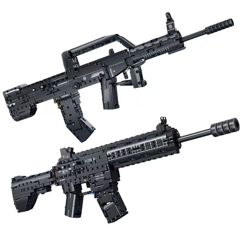 Toy Gun Series Military Weapon M416 Rifle Building Block Model 95 Automatic Rifle Gun Brick Toys For Kids Gifts Boys