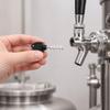 15pcs Nylon Beer Tap Plug Brush Black Cleaning Accessories Nylon Brush  Draft Beer System