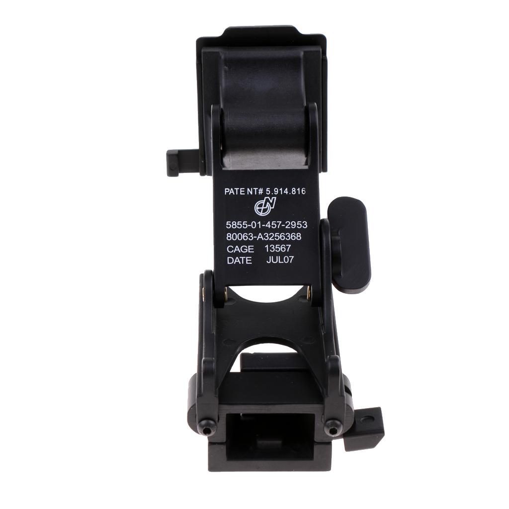 Easy Install Metal Goggles Holder Flip Up Down Adjustable Mount for PSV-14 Night Game Outdoor Sports