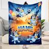 Soccer Fun Customize Text Blanket Multi-purpose Customizable Blanket Ultra-Soft Perfect for Chair Nap Home Decor Living Room Ideal for All Seasons