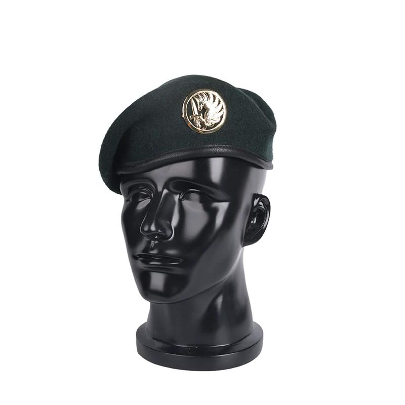 Französische Fremdenlegion Fallschirmjäger Barett Taktische Kappe Minion Kappe Männliche Militärfan Kappe Grüne Barett Sicherheitsbarett