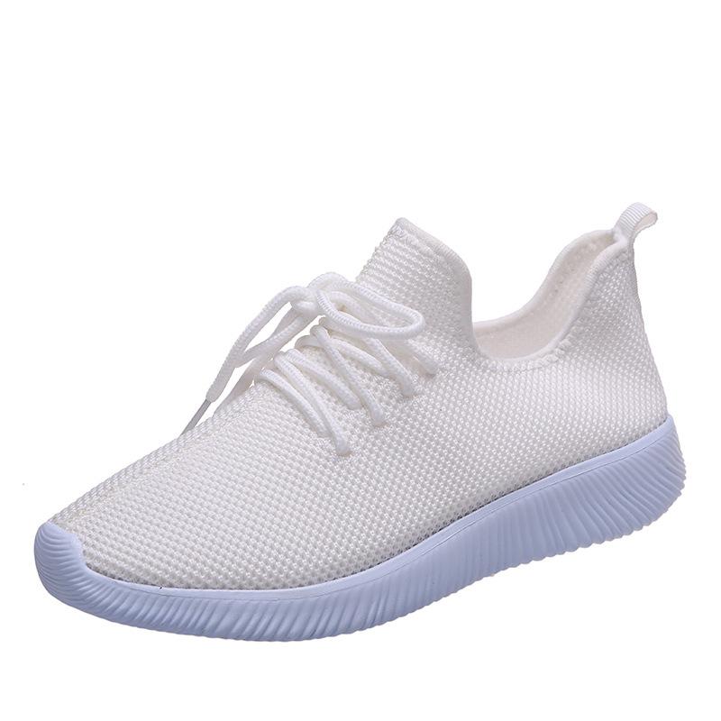 

Shoes 2024 Plus Size Women Woven Mesh Running Shoes Soft Bottom Casual Sports Shoes Women s Fashion Luxury Basketball Sneakers 35 белый