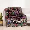 Graduation Motivation Blanket Comfortable Great for Office Seaside Couch Four Seasons Universal Stylish Decor