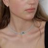 Baby Blue Howlite Necklace (L262MNK090)