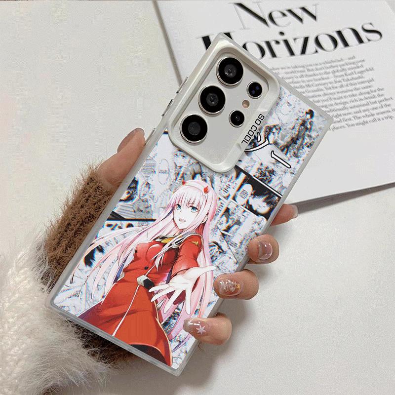Darling Zero Two 02 Anime Shockproof Phone Case for Samsung Galaxy S26 Edge S25 Ultra S24 FE S23 Plus S21 Cover Anti Fall Fundas