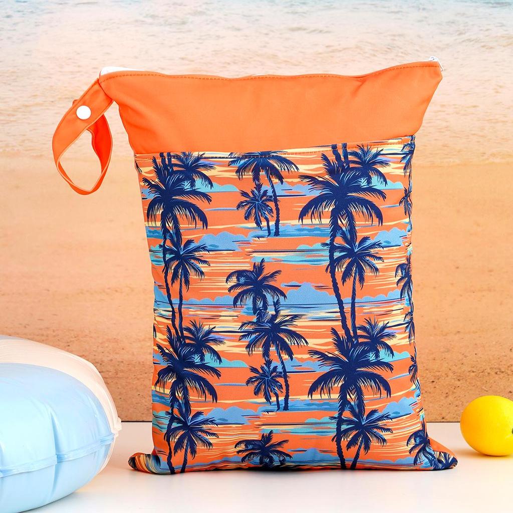 Children's Waterproof Swim & Beach Bag with Dry-Wet Separation and Toiletry Storage