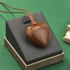Silver Premium Heart Pendant Necklace Stylish Long Chain Accessory For Fashion Lovers