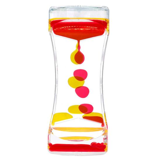 Creative Liquid Hourglass iøynefallende, lett dekorativ