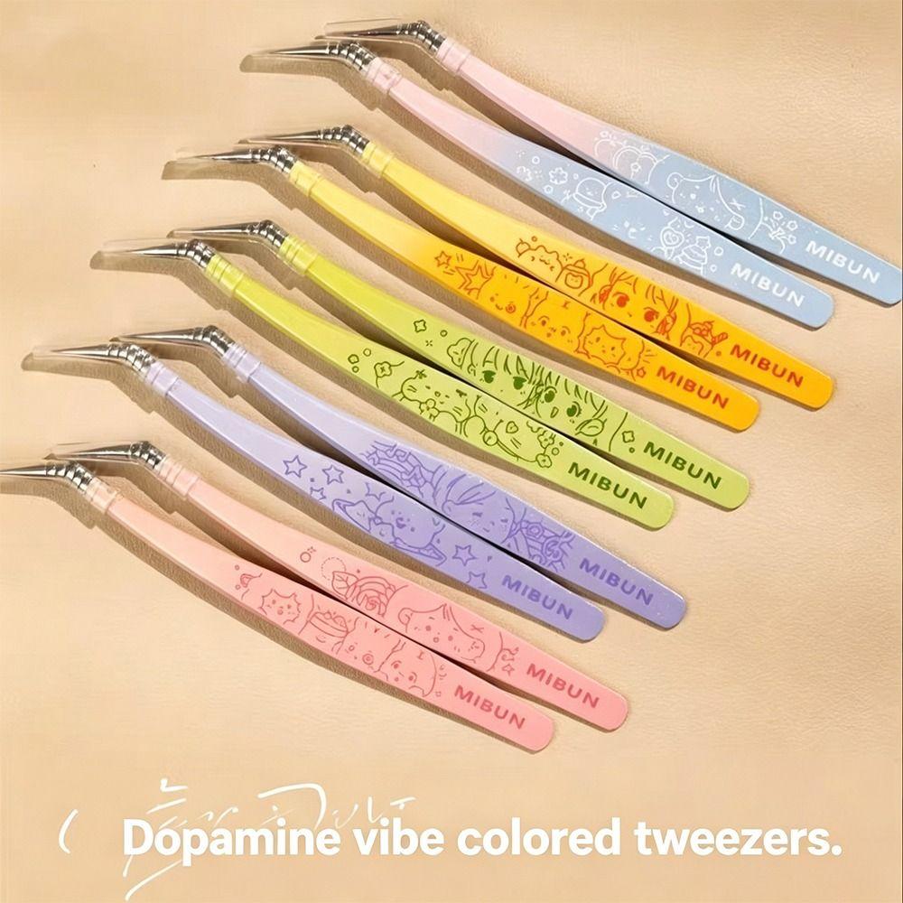 Hoge Precisie Nepwimper Tang Anti-statische Wimperextensie Tang Extensions Enten