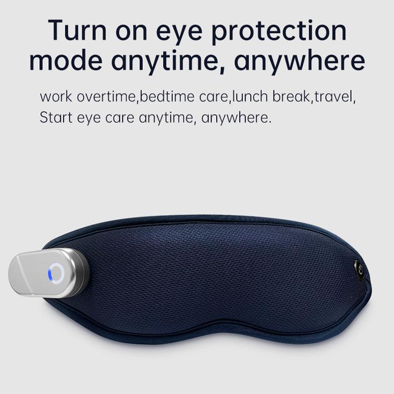 Electric Vibration Eye Massager Heated Eye Mask Wireless Relieve Eye Strain Dark Circles Dry Eye Fatigue Relief Sleeping Mask