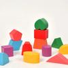 Montessori Intelligence Matching Box Geometric Shapes 3D Puzzle Early Education Three-Dimensional Wooden Paired Building Block