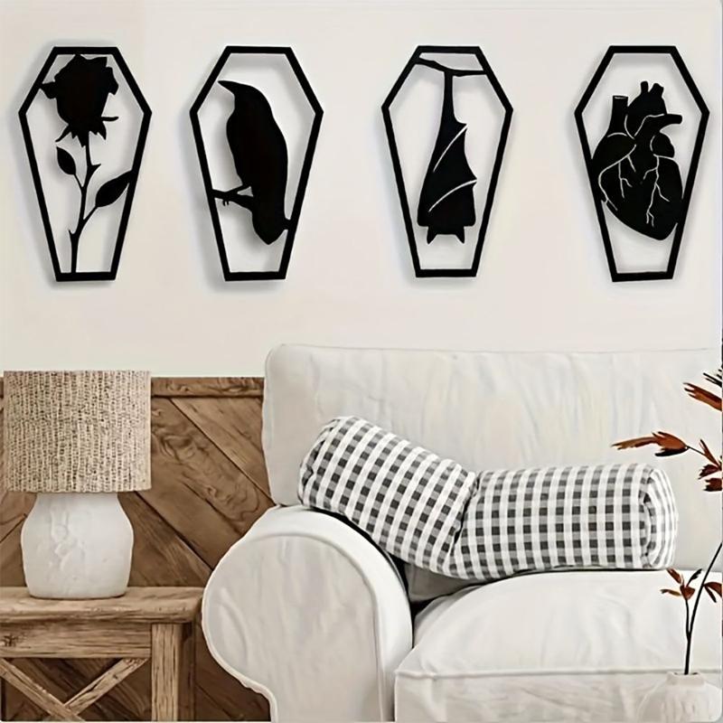 

Halloween Wooden Pendants Wall Hanging Ornaments Home Garden Holiday Supplies