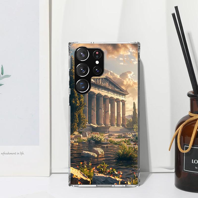 Roman Colosseum Phone Case For Samsung Galaxy S26 S25 Edge S24 FE S23 S22 Ultra S21 Plus S20 + Art Fundas Back Cover Galaxy S25