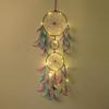 Ловец снов с подсветкой, Dream Catcher with Lights (Pink-Purple),  Duli