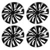 4pcs Hubcap 15 Inch Hubcaps Wheel Covers Replacement for Fiat 500 and Most Cars