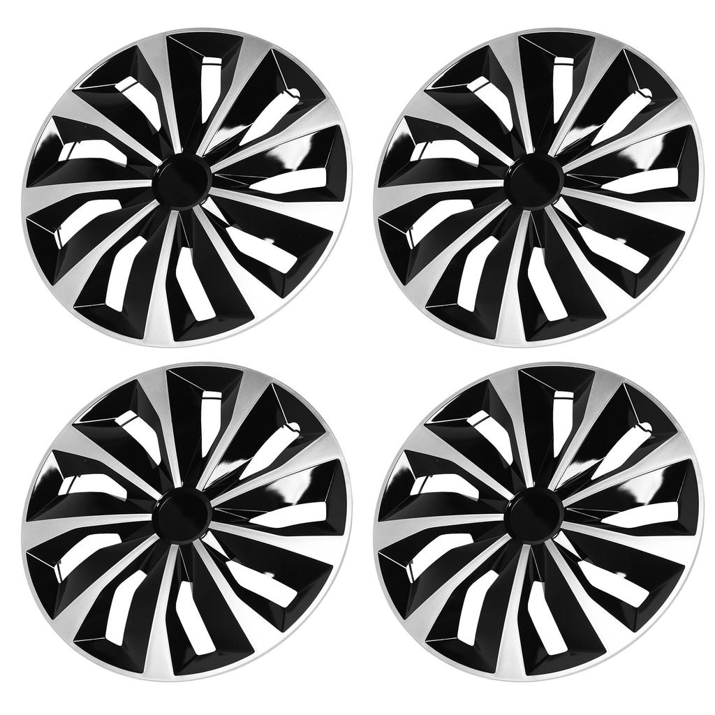 4pcs Hubcap 15 Inch Hubcaps Wheel Covers Replacement for Fiat 500 and Most Cars