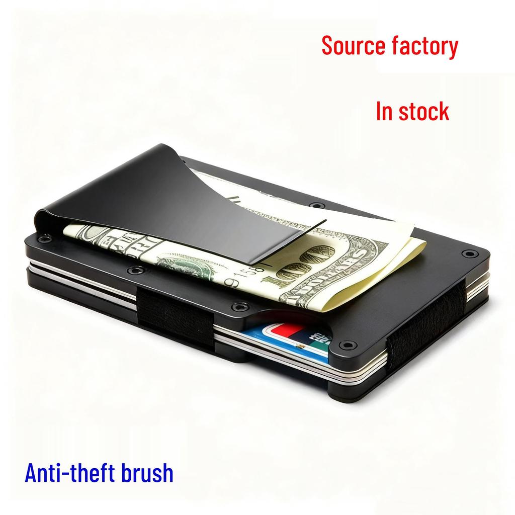 RFID Aluminum Credit Card Holder - Anti-demagnetization & Anti-skimming Metal Case