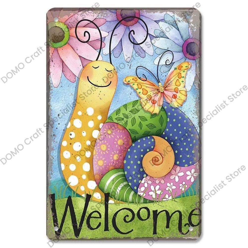 Artistic Metal Wall Sign, Halloween Christmas Decor