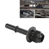 Quick Disconnect EFI Fitting Adapter Push On Aluminum Alloy Black Anodized Finish for Fuel Filter Rail Feed Port