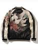 Huaxia Junpin Nine-Tailed Fox Embroidered Baseball Jacket