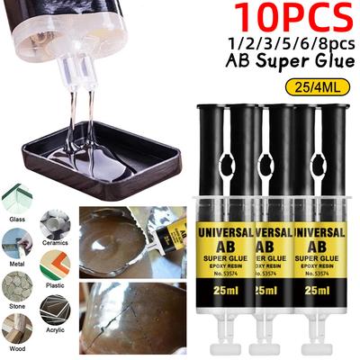 Universal AB Glue Multi-Material Epoxy Resin Adhesive 4/25ml High Strength Waterproof Repair Glue For Metal Plastic Wood Ceramic