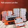 Waterproof Multi-Compartment Lure Box for Fishing Hooks, Lures, Pins, and Small Accessories.