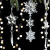 Five-pointed Stars Christmas Tree Decoration Snowflake Transparent Christmas Bell
