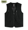 Men's High-End Mountain Style Outdoor Vest - Pure Cotton, Fishing & Camping Gilet Jacket