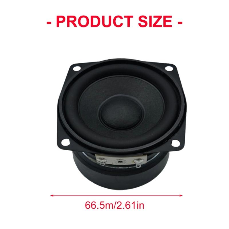 Outer Magnets Ferrite 2.5inch 25W Full Ranges Speaker With IP67 Waterproof Sound Driver For Outdoor Portable Devices