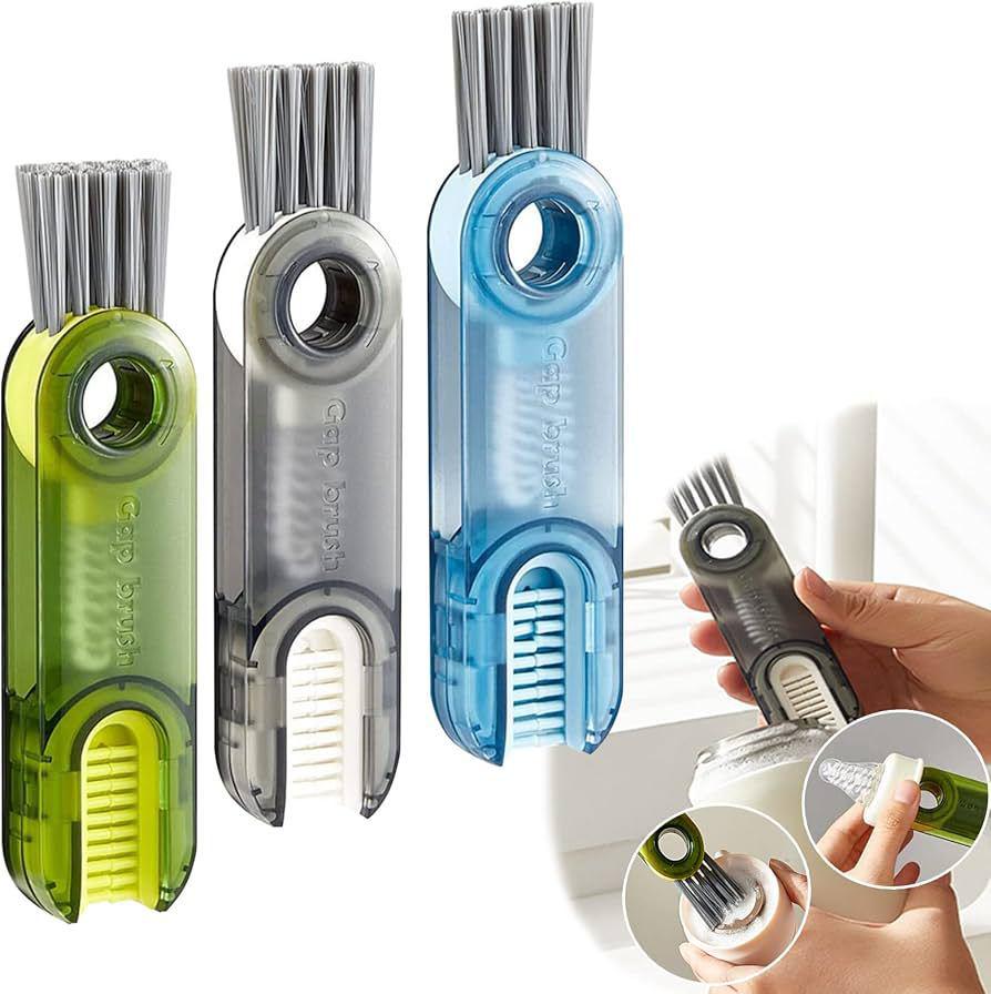 3-in-1 U-Shaped Cup Brush: Convenient Cleaner for Water Bottles, Insulated Cups, Baby Bottles, and Tea Cups.