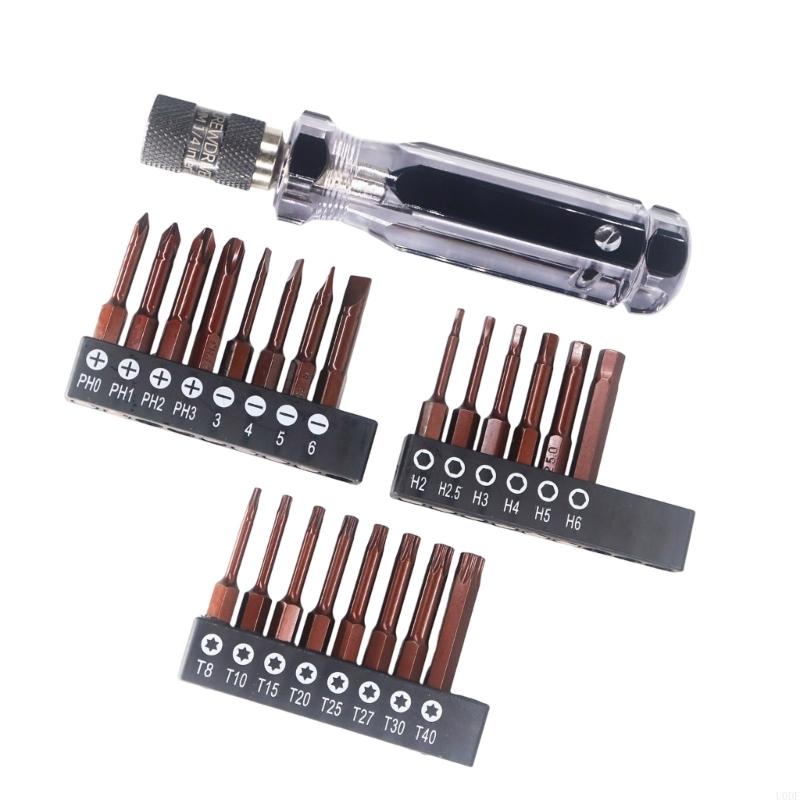 Hexagonal Shank Quick Releases Screwdriver Handle Bit Double Head Selves Locking Handle For Power Drill Tool
