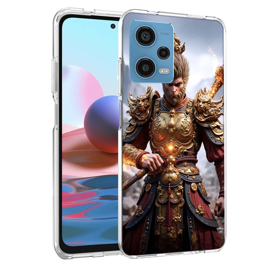 Black Myth Wu Kong Phone Case For Redmi Note 13 12 14 15 Pro Plus 13R 11 11T 11E 11S 10 Pro 10S 9 9S Cover Cell Clear TPU Capa C