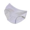 Women's Simple Solid Color Mid-Waist Breathable Cotton Panties