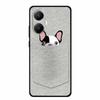 3D Cover For Redmi Turbo 4 Pro 5G Black Bumper Shell Flower Emboss Case Xiaomi POCO F7 Cartoon Flowers Anime Funda Phone Covers