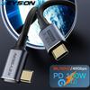 KEYSION Cablu de date USB4.0 40 Gbps Cablu de date USB C la tip C Thunderbolt 3 8K@60Hz PD 100W 5A Cablu de încărcare rapidă pentru Macbook Pro