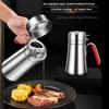 800ML 304 Stainless Steel Oil Pot Kitchen Oil Tank Container Dustproof Condiment Bottle Oil Tank Dispenser Kitchen Tool