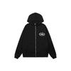 Men Women Streetwear Hooded Zip-Up Sweatshirt Jogger Pants Set Cotton Casual Outfit