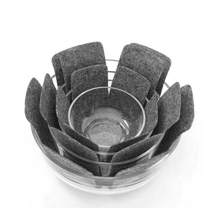 3/12PCS Felt Pad Pot Pan Protector Home Anti Scratch Non-Stick Cookware Utensil Insulated Felt Pan Mat